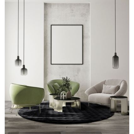 Килим RABBIT BUBBLE 160 cm черен