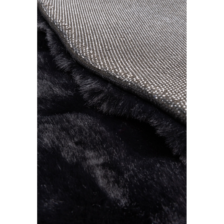 Килим RABBIT BUBBLE 160 cm черен