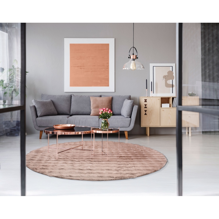 Килим RABBIT BUBBLE 160 см бежов