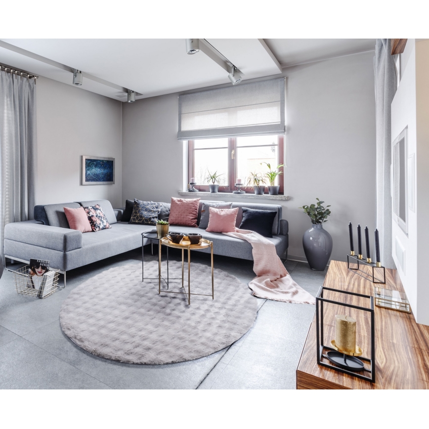 Килим RABBIT BUBBLE 160 см сив