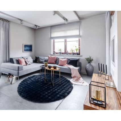 Килим RABBIT BUBBLE 160 см тъмносин