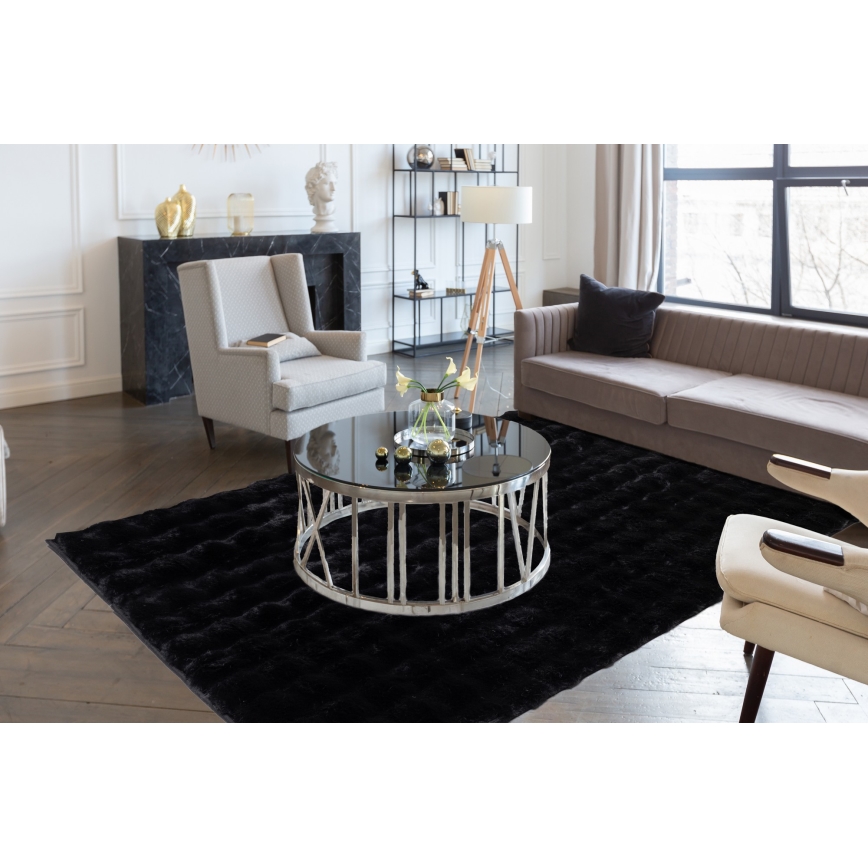 Килим RABBIT BUBBLE 200x280 см черен