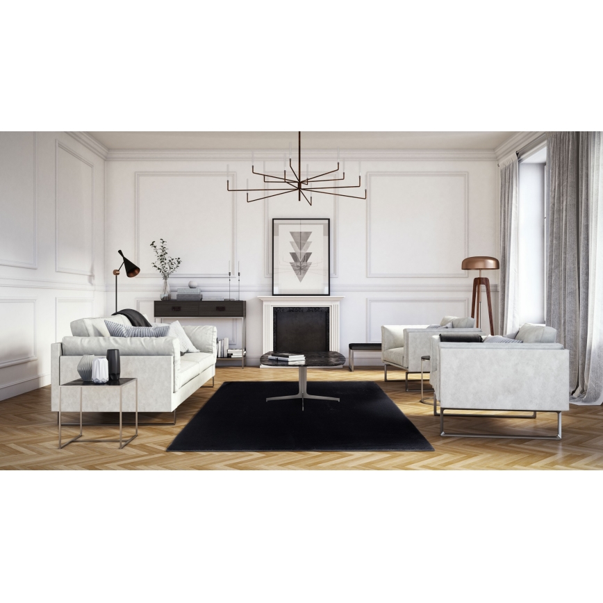 Килим RABBIT-FOX 120x160 см, черен