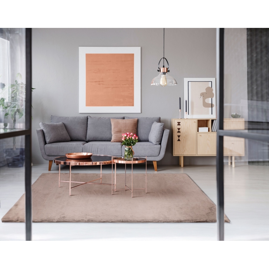 Килим RABBIT-ROSA NEW 160x230 cm 2000g/m2 бежов