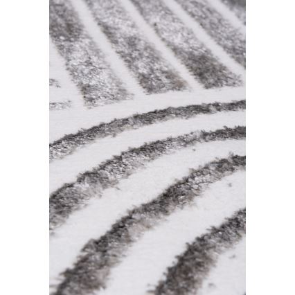 Килим SALAMANCA 100 см сив/бял