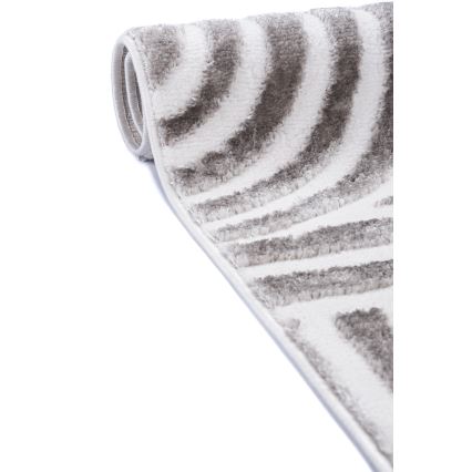 Килим SALAMANCA 160x230 см сив/бял