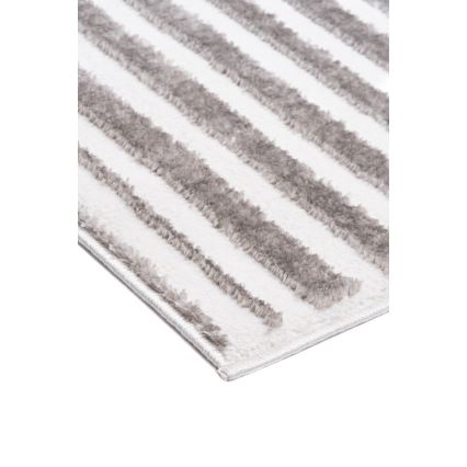 Килим SALAMANCA 200x280 см сив/бял