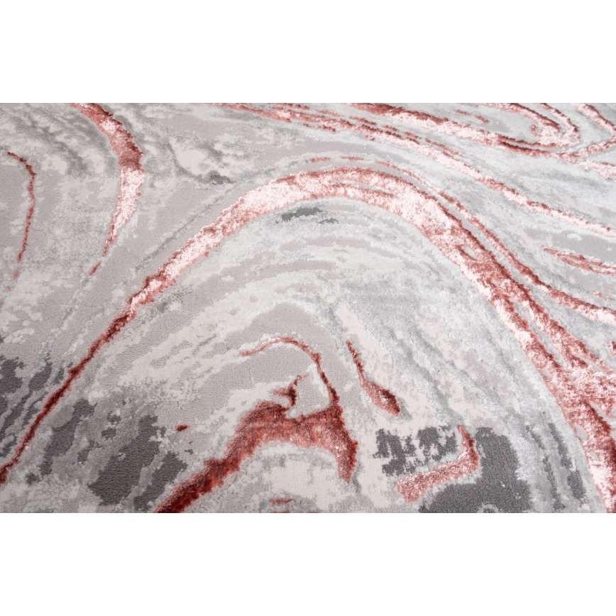 Килим STONE 160x220 см розов/сив