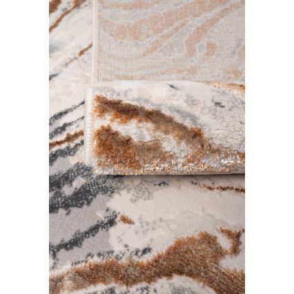 Килим STONE 80x140 см бежов/сив