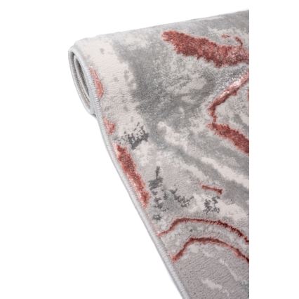 Килим STONE 80x140 см розов/сив