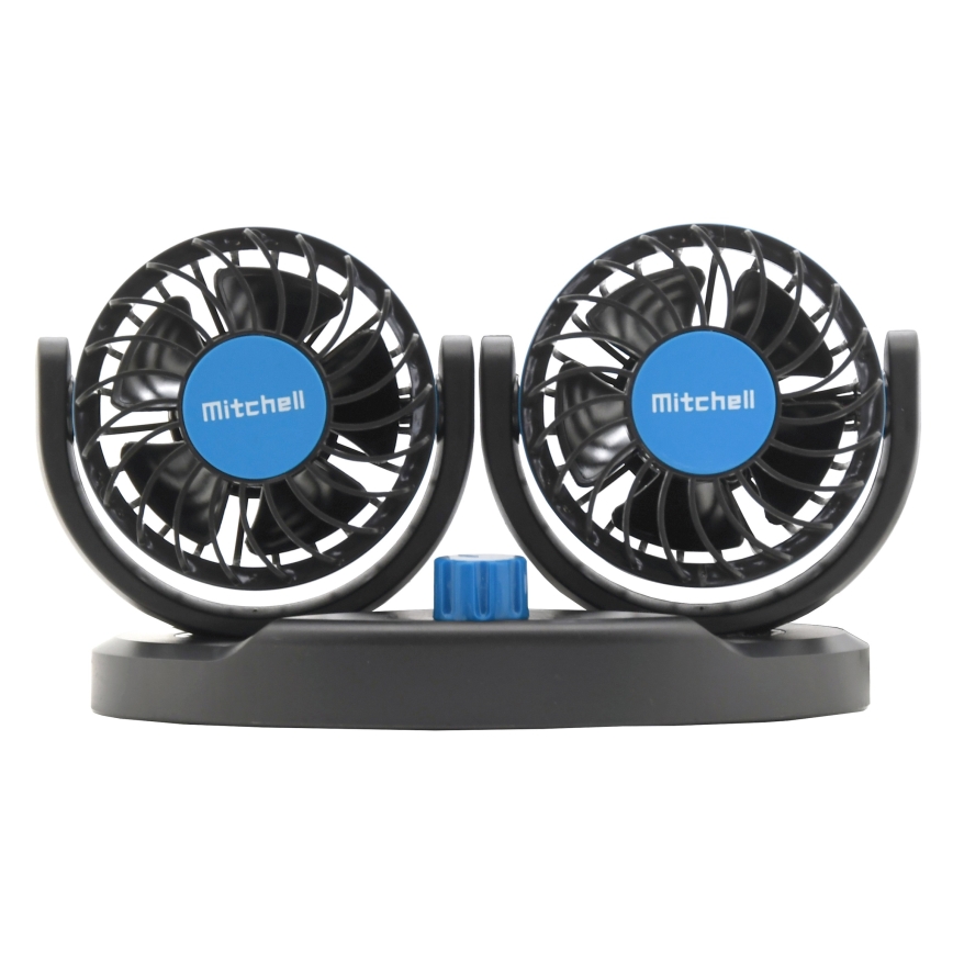 Кола dashboard fan с USB 3W/5V черен