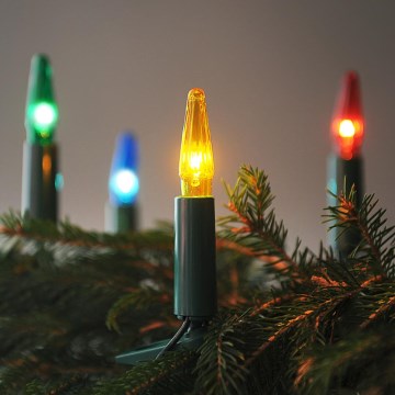 Коледен гирлянд ASTERIA 16xE10 13,5m multicolor, Произведено в Чехия