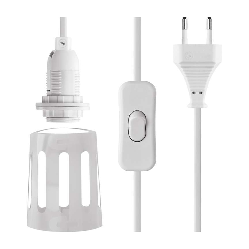 Коледна декорация 1xE14/25W/230V ⌀ 60см сребриста