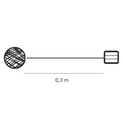 Коледна декорация вътрешна IP20 XMAS 20xLED/2W/4,5V