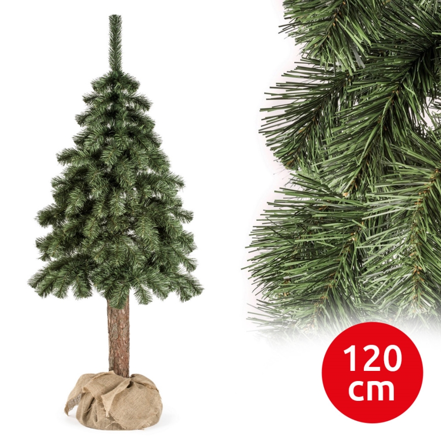 Коледна елха на дънер NATURAL 120 см ела