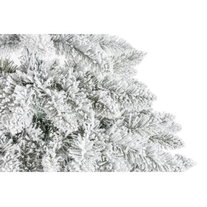 Коледна елха на дънер NATURAL WITH SNOW 120 см смърч