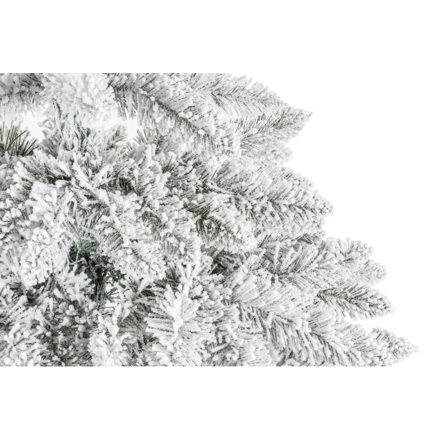 Коледна елха на дънер NATURAL WITH SNOW 120 см смърч