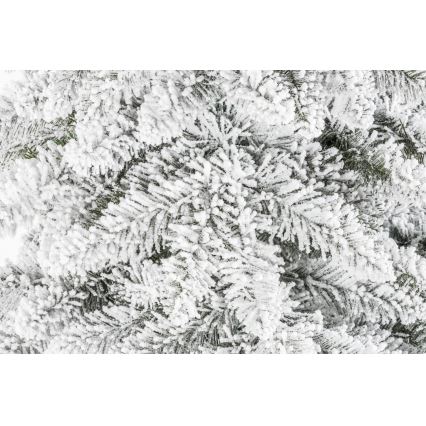 Коледна елха на дънер NATURAL WITH SNOW 120 см смърч