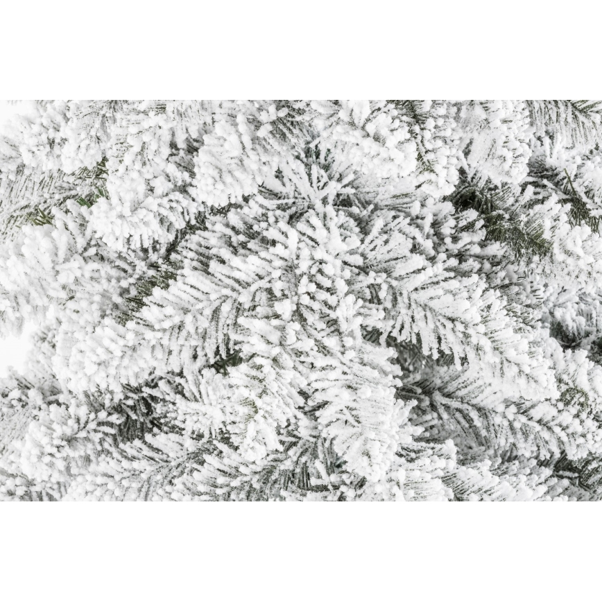 Коледна елха на дънер NATURAL WITH SNOW 120 см смърч