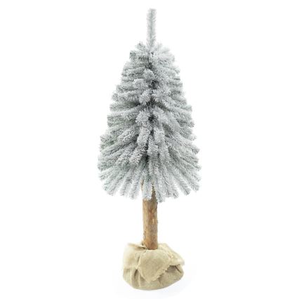 Коледна елха на дънер NATURAL WITH SNOW 150 см ела