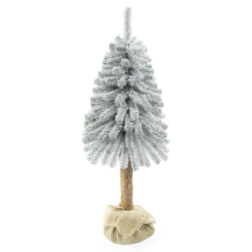 Коледна елха на дънер NATURAL WITH SNOW 150 см ела