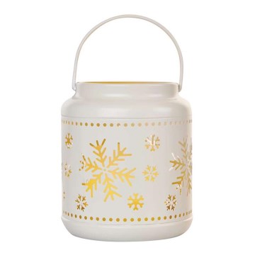 Коледна LED декорация LED/3xAAA бяла