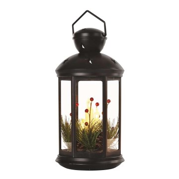 Коледна LED декорация LED/3xAAA черна