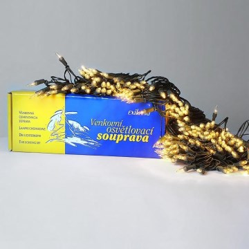 Коледна външна гирлянда 160x1,5V/0,07A/46m IP44