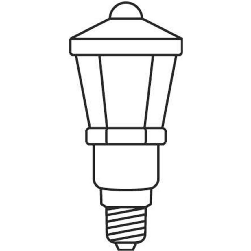 Коледни лампички LANTERN 12xE10/10,7м бели Произведени в Европа