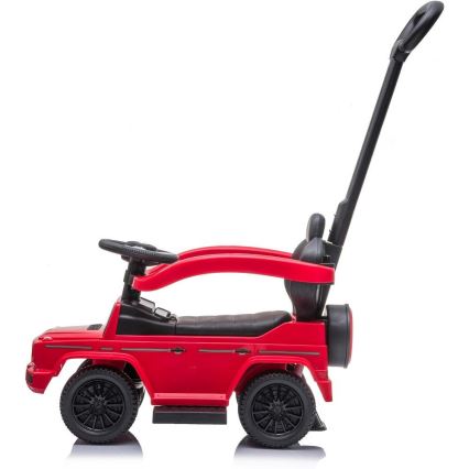 Колело за бутане Mercedes G350d 3в1 2xAA червен/черен