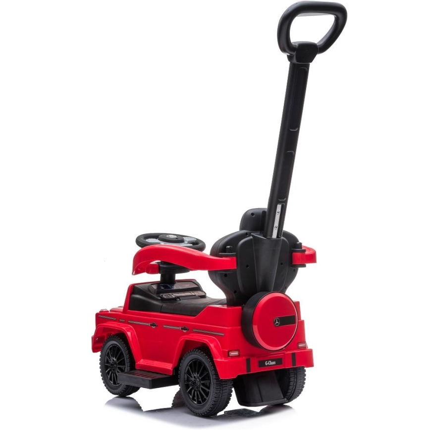 Колело за бутане Mercedes G350d 3в1 2xAA червен/черен