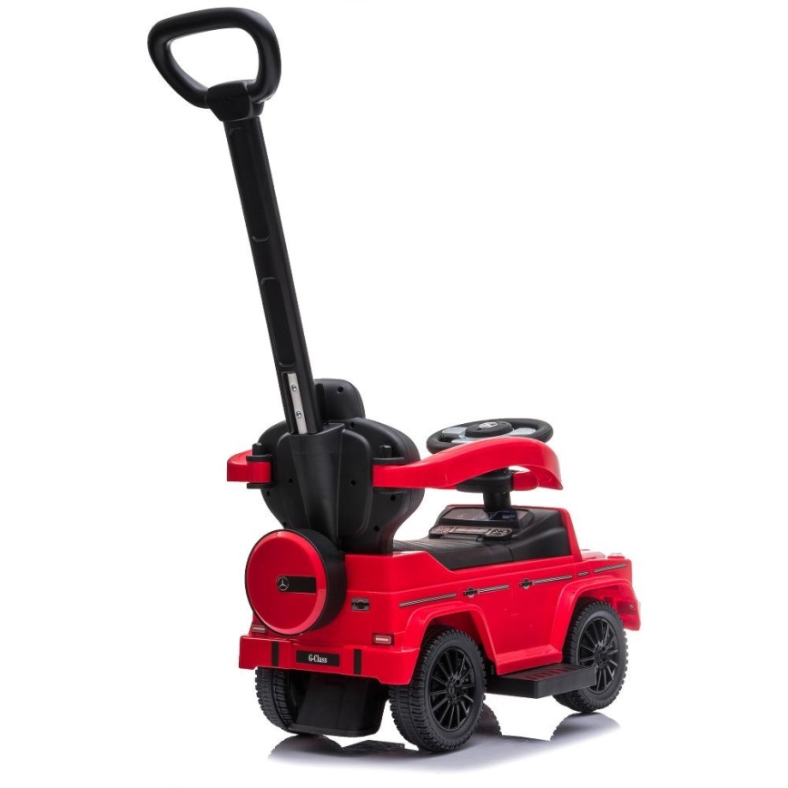 Колело за бутане Mercedes G350d 3в1 2xAA червен/черен