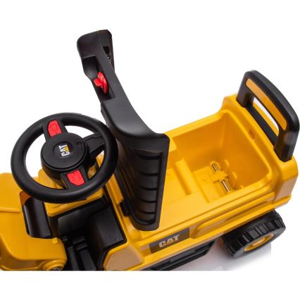 Колело за бутане товарач CAT 2xAA жълти/черен