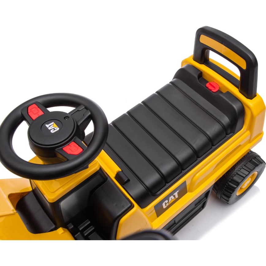 Колело за бутане товарач CAT 2xAA жълти/черен