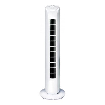 Колонен вентилатор 45W/230V, 81 см, бял