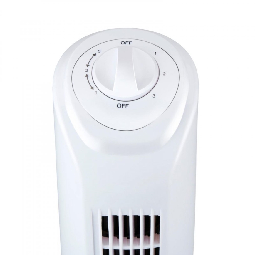 Колонен вентилатор 45W/230V, 81 см, бял