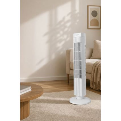 Колонен вентилатор 50W/230V бял