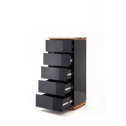 Комод ARVI черен/дъб