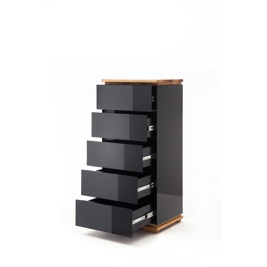 Комод ARVI черен/дъб