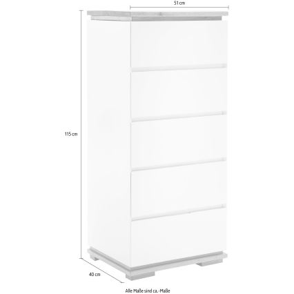 Комод ARVI черен/дъб