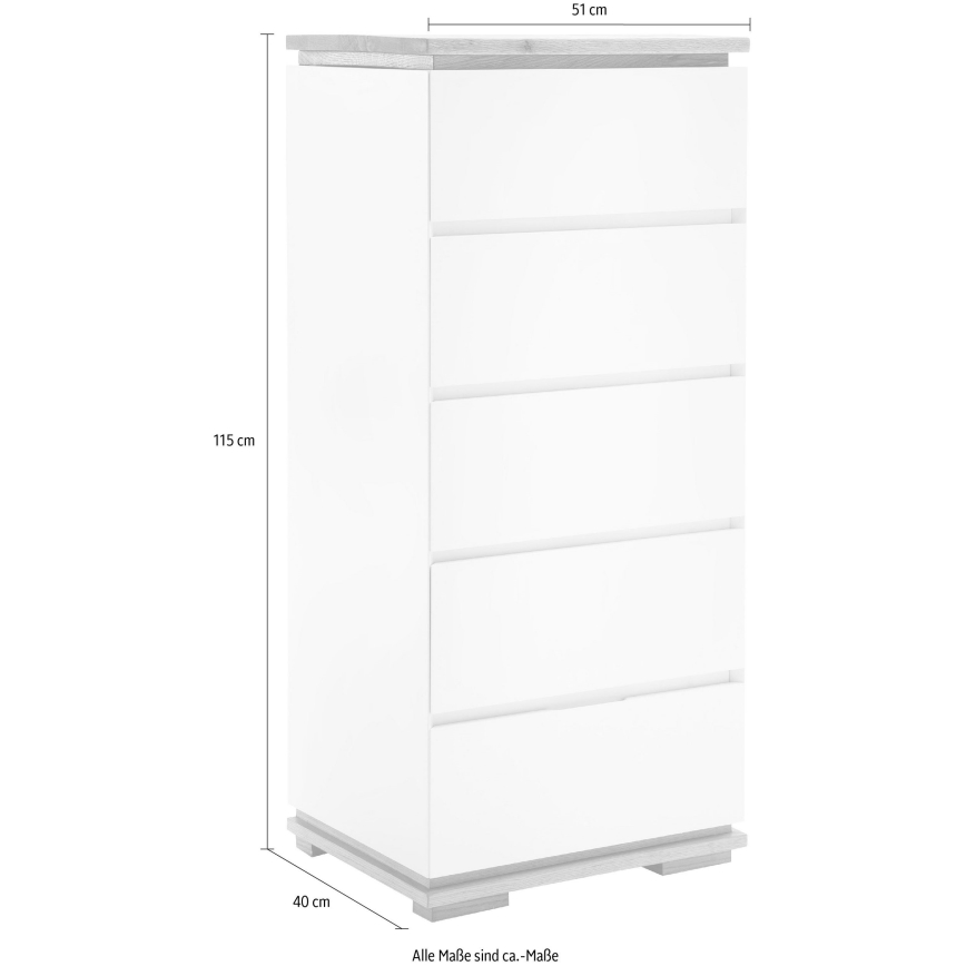 Комод ARVI черен/дъб