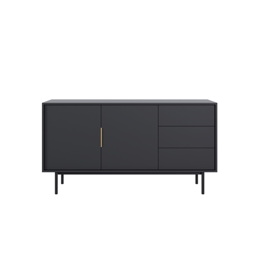 Комод ELI 154x82x39 см, черен