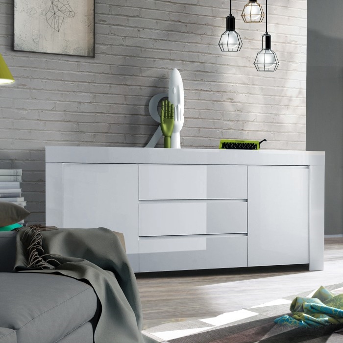 Комод FINERA бял