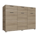 Комод HOPE 120 x 78 x 35 см, цвят дъб Сонома