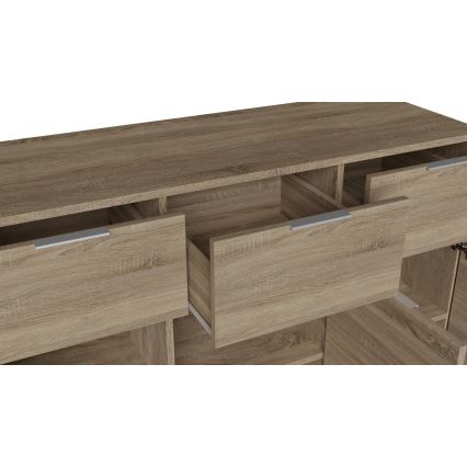 Комод HOPE 120 x 78 x 35 см, цвят дъб Сонома