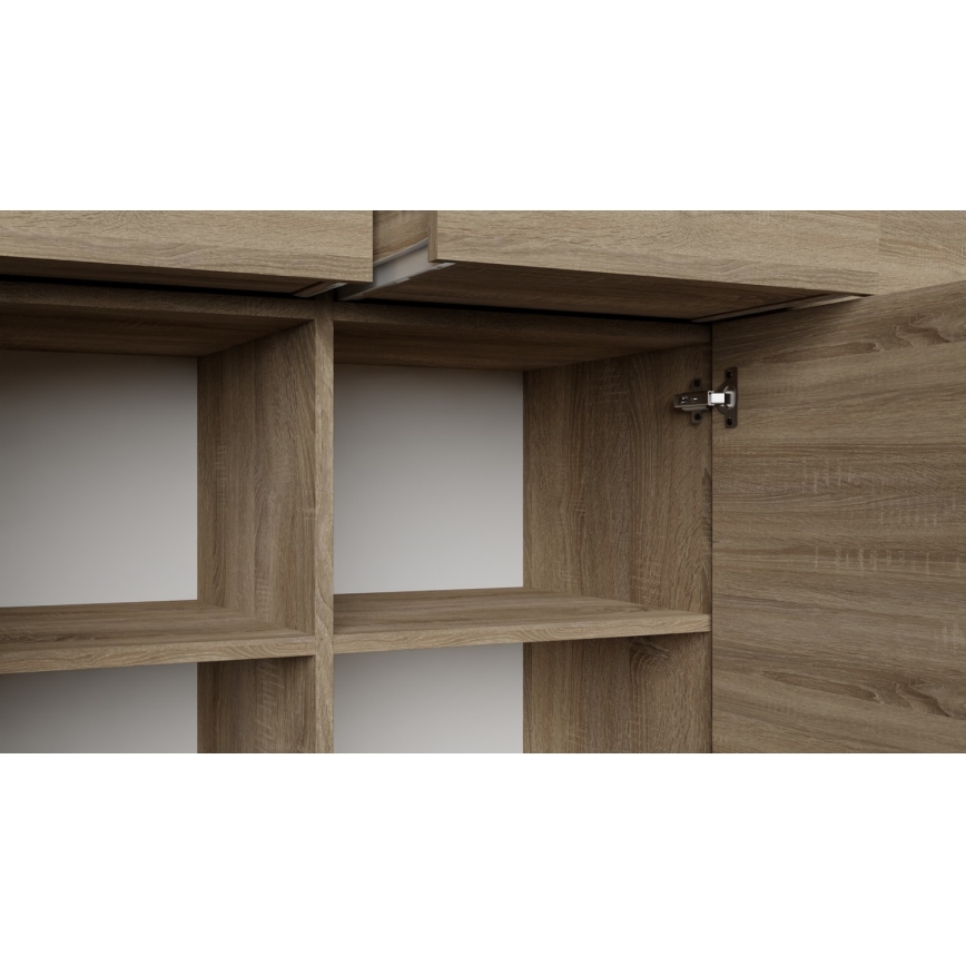 Комод HOPE 120 x 78 x 35 см, цвят дъб Сонома