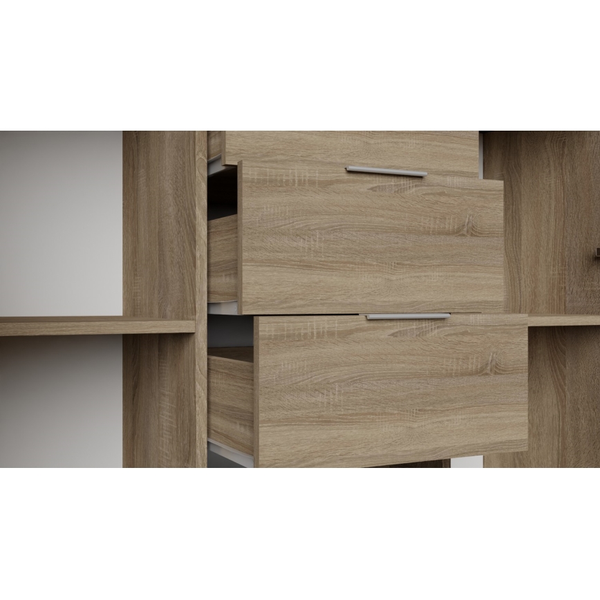 Комод HOPE 120x78x35 дъб сонома