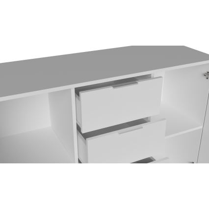 Комод HOPE 120x78x35 см бял