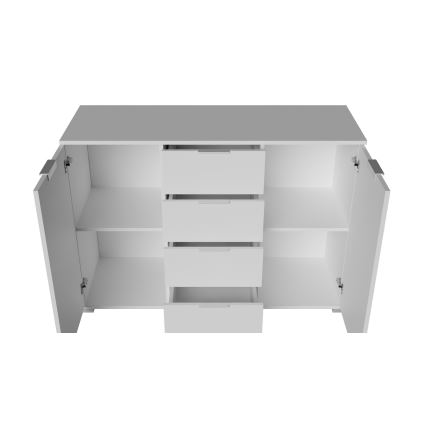 Комод HOPE 120x78x35 см бял