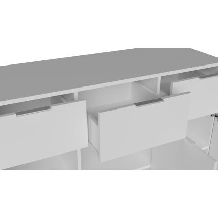 Комод HOPE 80x78x35 см бял